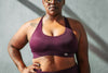 Essential Sports Bra- Eggplant
