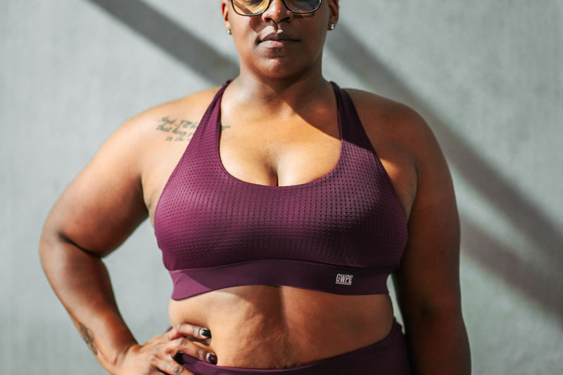 Essential Sports Bra- Eggplant