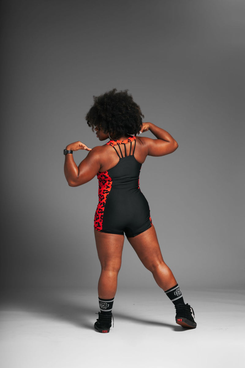 Red Cheetah Singlet