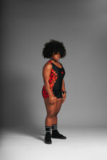 Red Cheetah Singlet