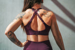 Essential Sports Bra- Eggplant