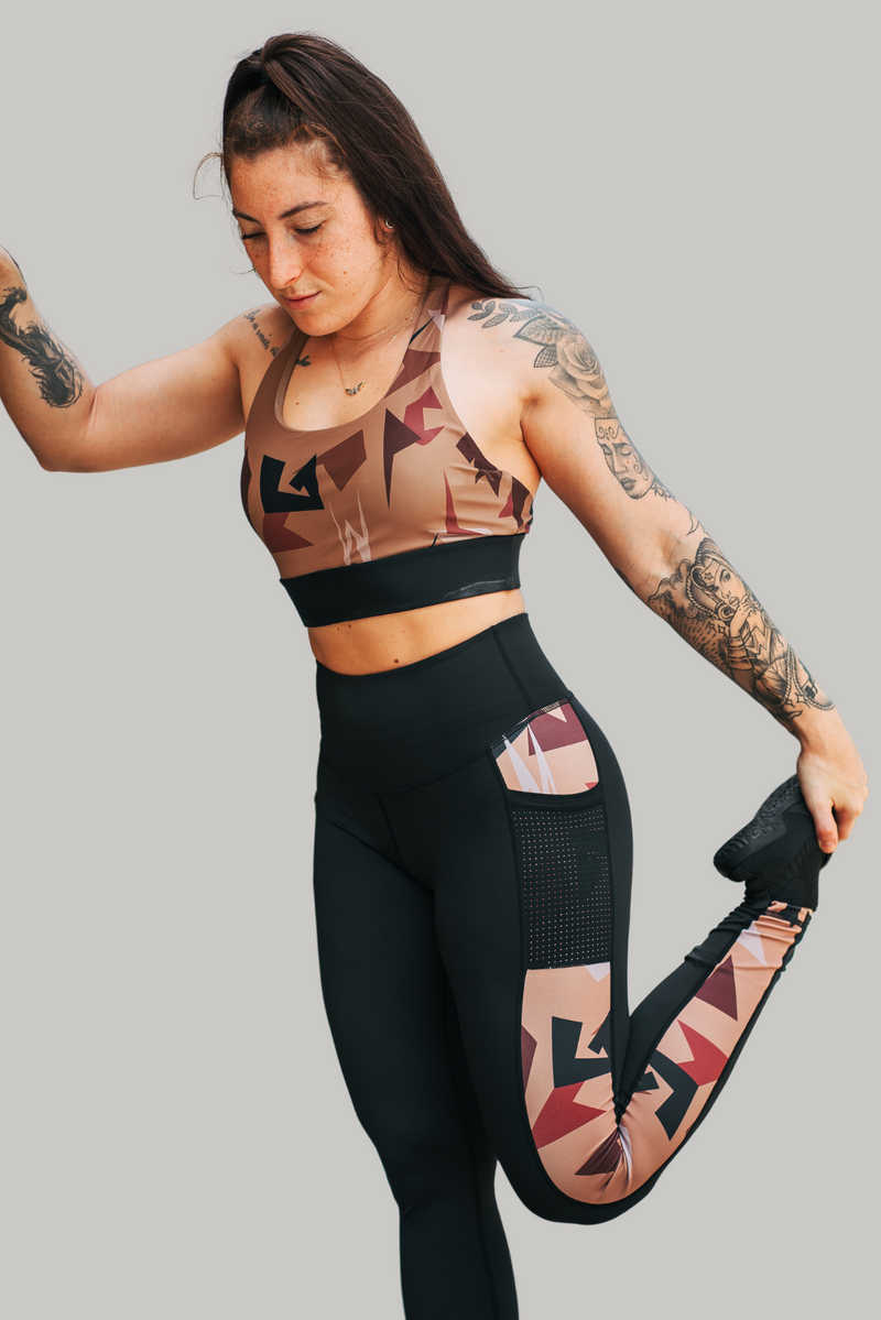 But First Coffee Camo Leggings